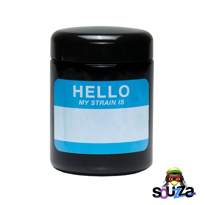 420 Science UV Jar "Hello, My Strain Is" Write & Erase