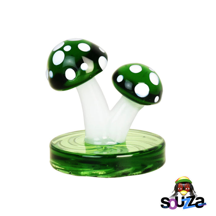 Air Spin Channel Carb Cap | 32mm Green Mushrooms