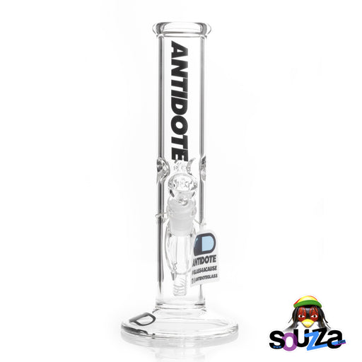 Antidote Straight Shooter Water Pipe 12" - Front View