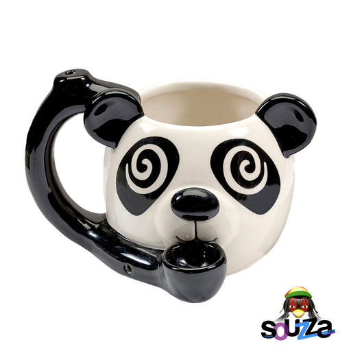 Buzzed Panda Roast and Toast Ceramic Mug Pipe | 19oz