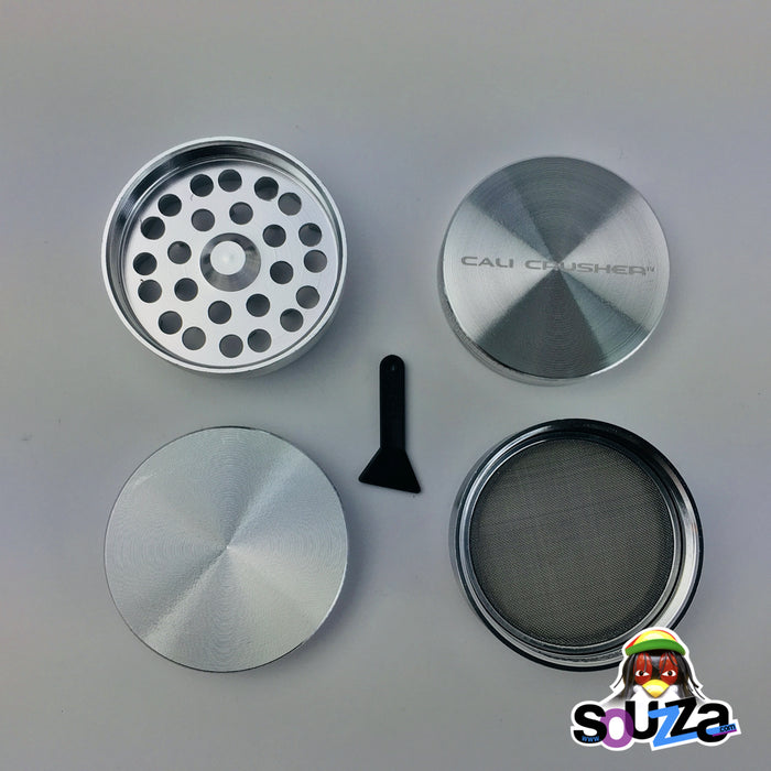 Cali Crusher O.G. 4-Piece Grinder 2" - Multiple Colors Upper Disassembled View 