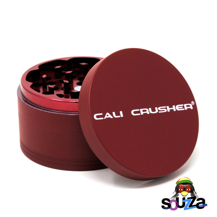 Cali Crusher Powder Coated Matte Finish OG Grinder | 4pc | 2.5" - Red
