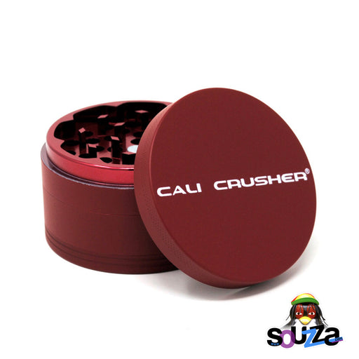 Cali Crusher Powder Coated Matte Finish OG Grinder | 4pc | 2" - Red