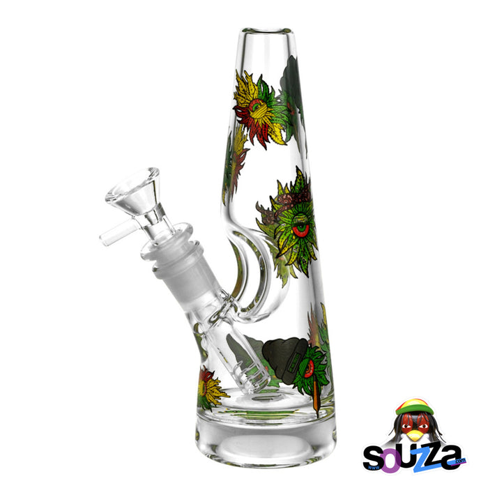 Conical Stoner Eye Water Pipe - 8" | 14mm Female
