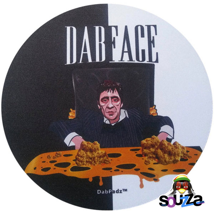 DabPadz Round Fabric Top - 8" / Dabface Scarface dab mat