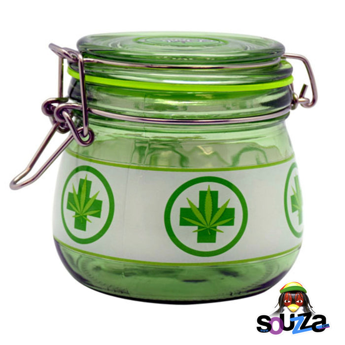 Dank Tank Glass Large Herb Storage Jar - Multiple Styles