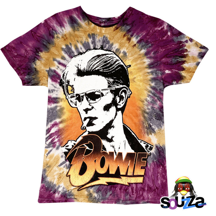 David Bowie Smoking' Tie-Dye T-Shirt