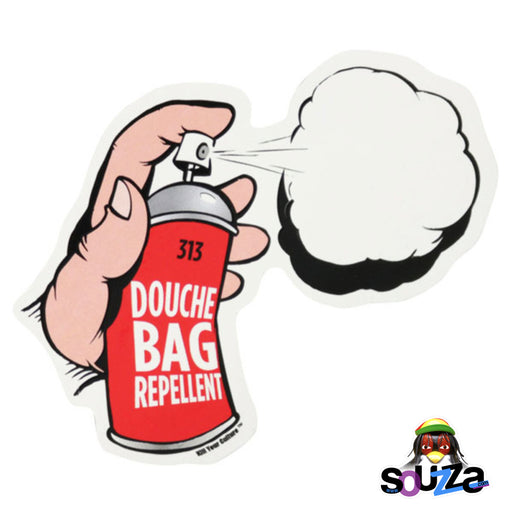 Douche Bag Repellent Sticker - 5"x3.25"