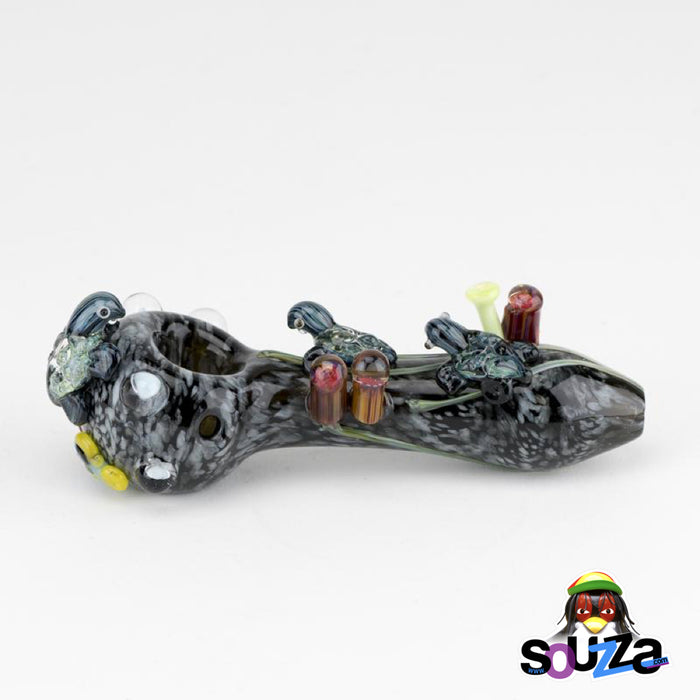 Empire Glassworks East Australian Current Hand Pipe Full Side View