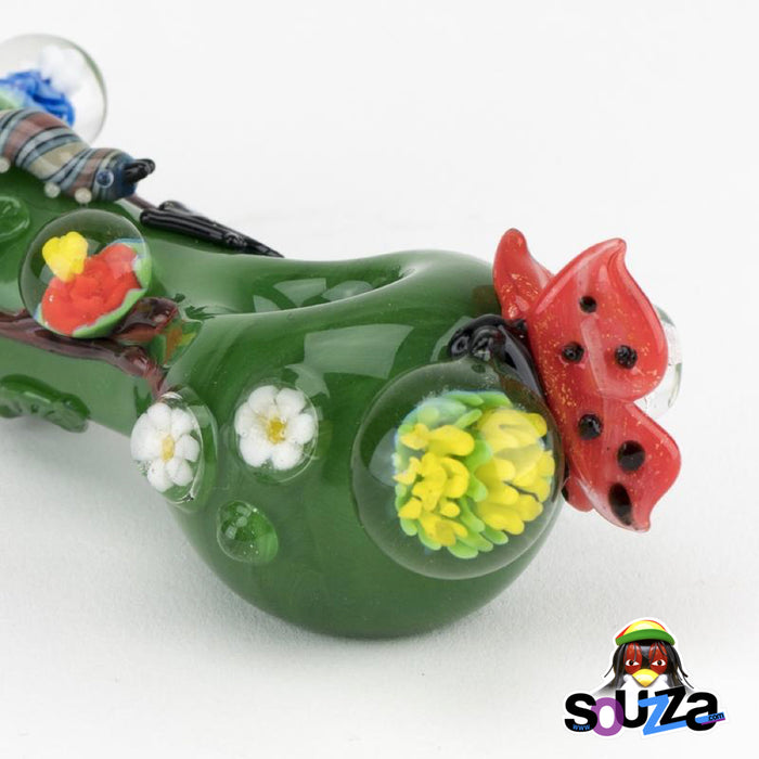 Empire Glassworks Garden Critters Small Hand Pipe Bowl View