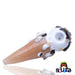 Empire Glassworks Hazel-nug Ice Cream Cone Hand Pipe Top Full View