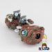 Empire Glassworks Hootie's Forest Hand Pipe Front View
