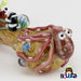 Empire Glassworks Small Kraken Hand Pipe made from borosilicate glass bowl head view