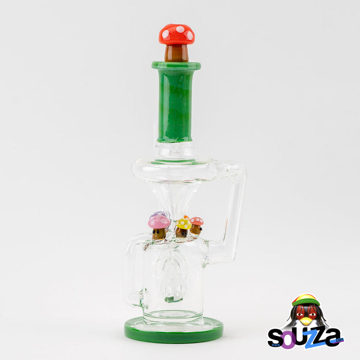 Empire Glassworks Mushrooms Recycler Water Pipe