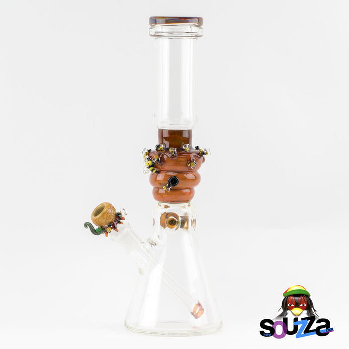 Empire Glassworks Save the Bees Beaker Water Pipe