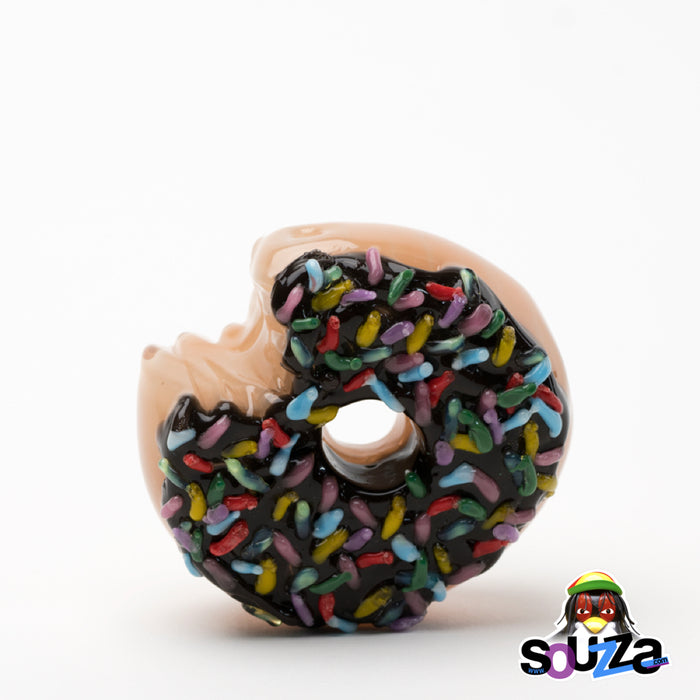Empire Glassworks Sprinkle Donut Hand Pipe Top View