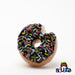 Empire Glassworks Sprinkle Donut Hand Pipe Top View 2 with detailed sprinkles