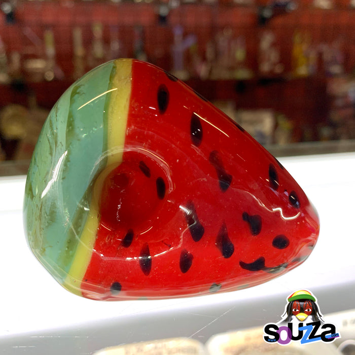 Empire Glassworks Watermelon Hand Pipe at Souzza