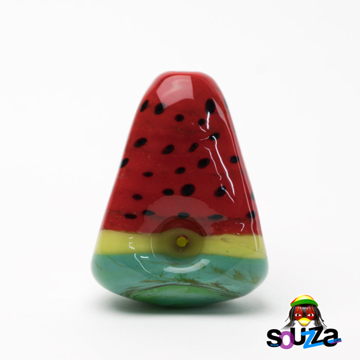 Empire Glassworks Watermelon Hand Pipe Upright View