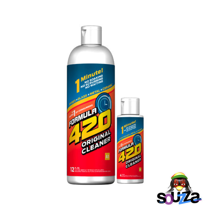 Formula 420 Original Cleaner - 12 ounce and 4 ounce bottle comparison