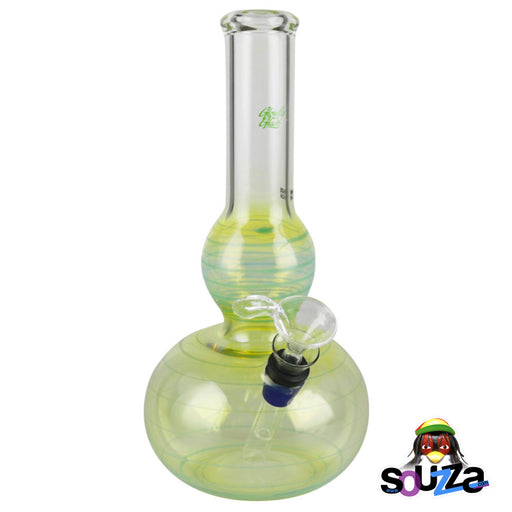 Glowfly Glass - Bubble Base Water Pipe - 9" / Grommet