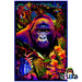 Gorilla Encounter Non-Flocked Blacklight Poster | 24" x 36"