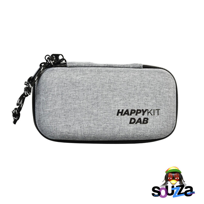 Happy Kit Happy Dab Kit | Torchless | 6" x 3.25" Black and Grey Protective Case