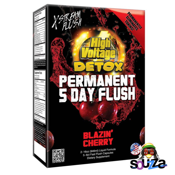 High Voltage Detox 5 Day Permanent Flush - Blazin' Cherry