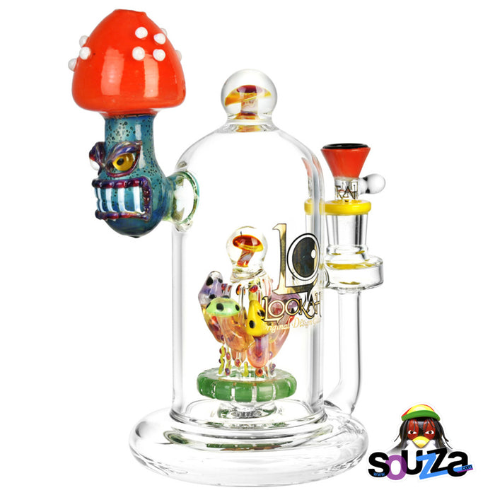 Lookah Glass Mushroom Bell Jar Chamber Water Pipe