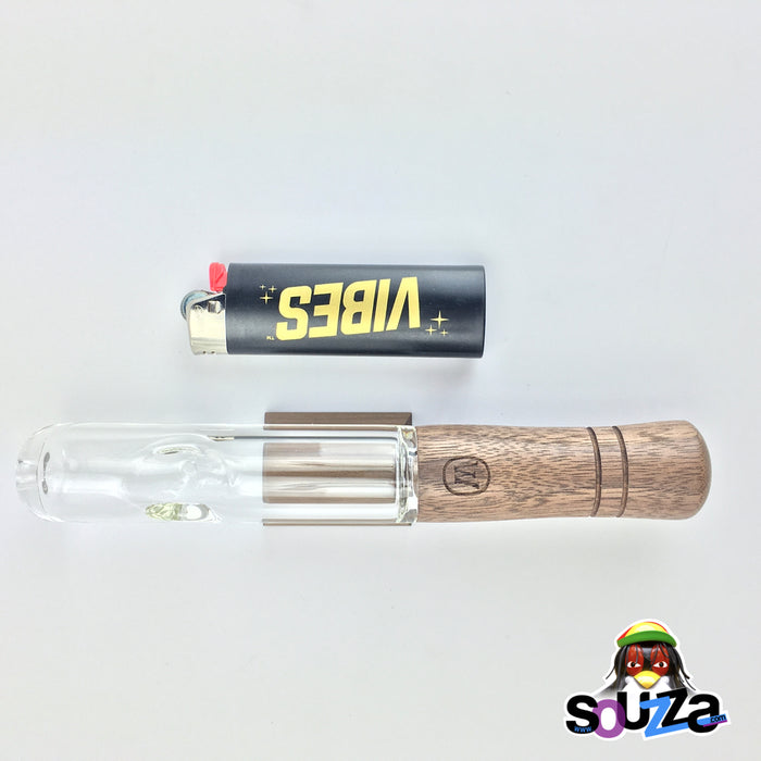 MARLEY NATURAL™ Glass and Walnut Steamroller Size Comparison 