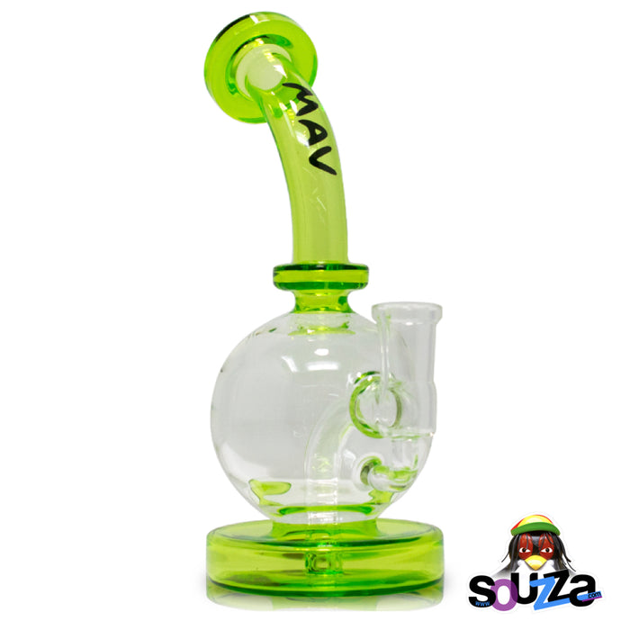 MAV Glass Bulb Water Pipe - Ooze Color