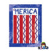 'Merica Magnet and America Magnet. Show your patriotism. 2.5" by 3.5"