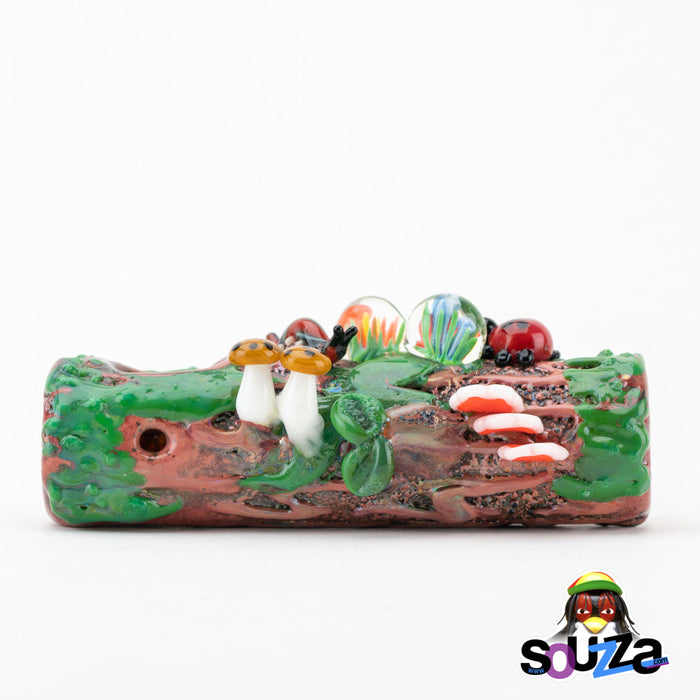 Empire Glassworks Mossy Log Glass Hand Pipe