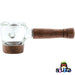 MARLEY NATURAL™ Glass and Walnut Spoon Pipe