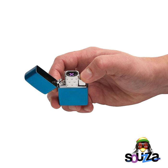 Zippo Arc Rechargeable Lighter Insert - Showing the Dual Plasma Beam Arc