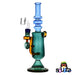 Pulsar Science Fiction Cocktail Glass Rig - 11" | 14mm F | Teal Front View