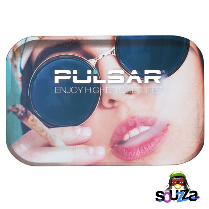 Pulsar Face Metal Rolling Tray - Multiple Sizes