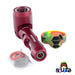 Red Pyptek Prometheus Pocket Pipe with bowl saver and extra screens and O rings