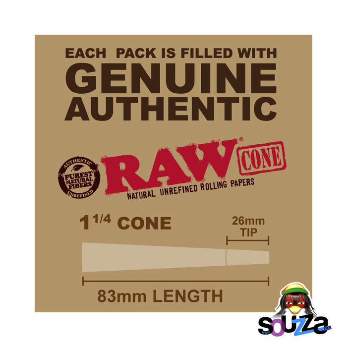 Raw Classic 1 ¼ Cones - Multiple Amounts
