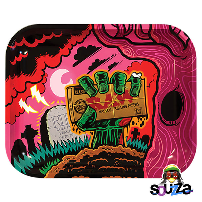 Raw Zombie Rolling Tray 13" x 11" Large