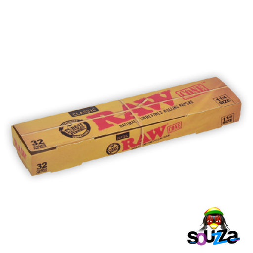 Raw Classic 1 ¼ Cones - 32 Pack
