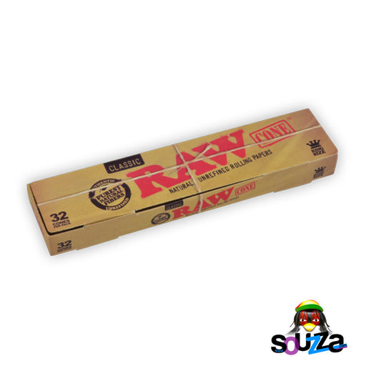 Raw Classic Kingsize Cones - 32 Pack