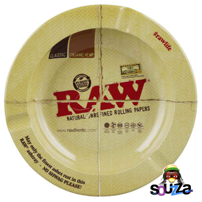 RAW Round Metal Ashtray - Magnetic or not styles