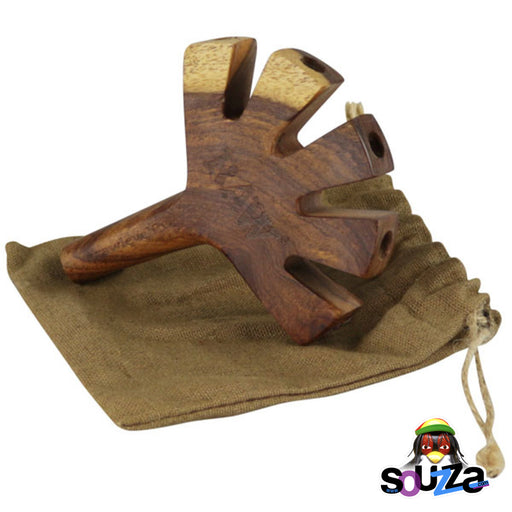 Raw Wooden Cone Holder - Level 5 with Raw carry bag