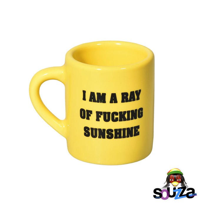 Ray of Sunshine Ceramic Mug Shot Glass