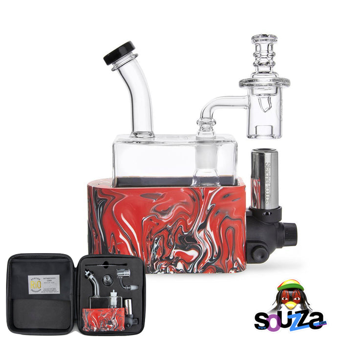 Rig In One (RIO) by Stache Products - Red mix with carrying case
