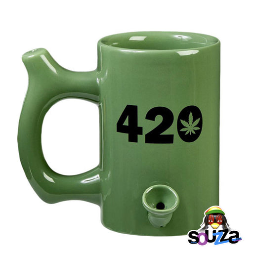 Roast and Toast Mug Pipe - Green 420