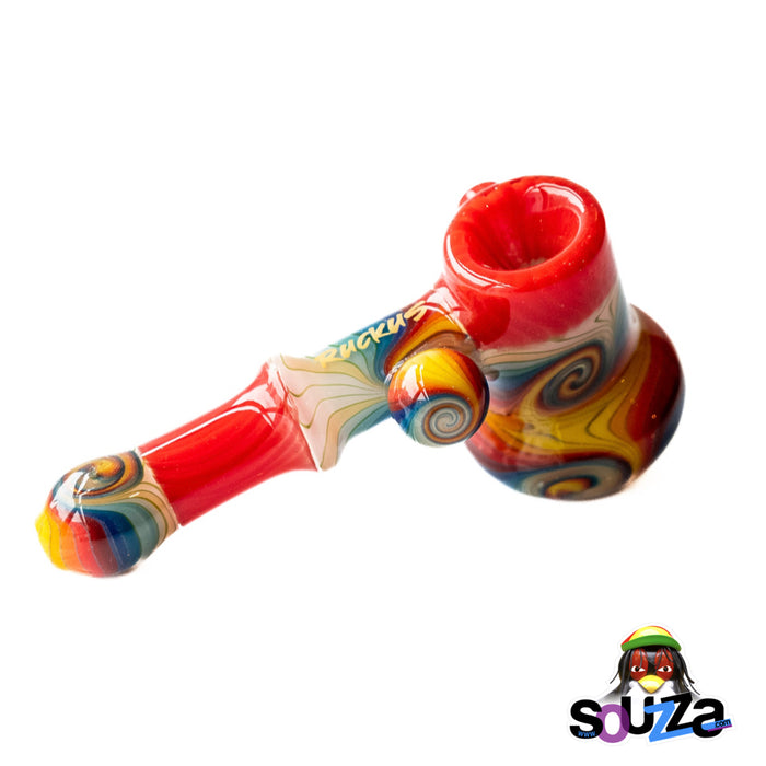 Ruckus Glass Dichro & Wig Wag Bubbler - Multiple Colors