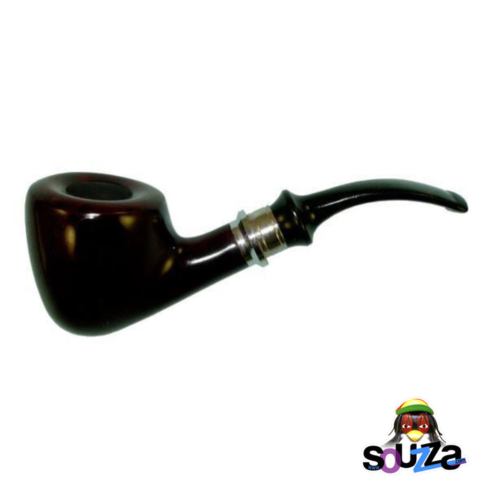 Shire Pipes 5.5" Wooden Half Bent Dublin Tobacco Pipe