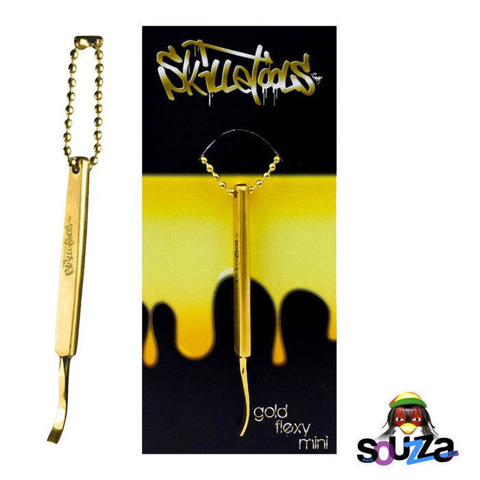 Skilletools Gold Series MINI Dab Tool - Flexy Style with keychain